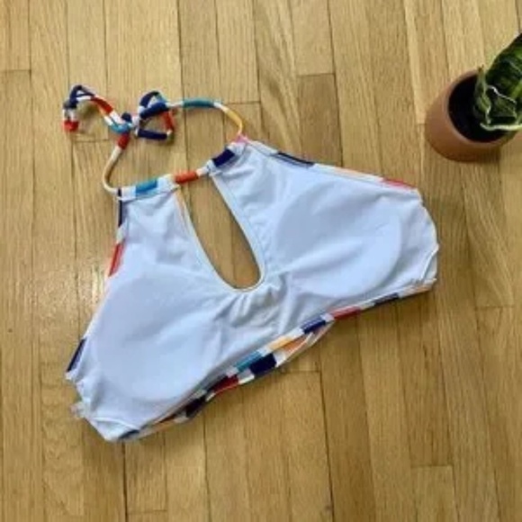 CUPSHE Candy Rainbow Halter Bikini Set Size M - Picture 10 of 12